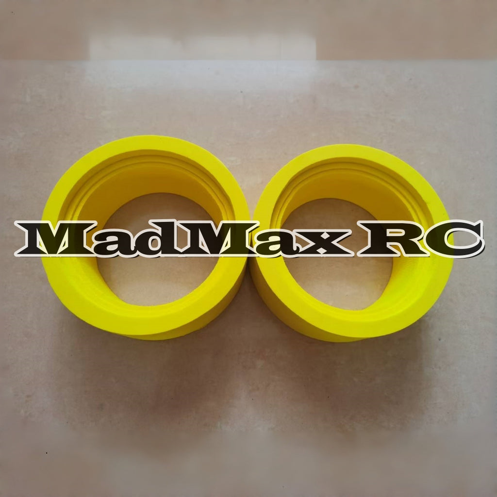 MadMax NEW Foam Inserts 2PCS for Losi 5ive-T 2.0,Losi 5ive-b,TLR 5b,LOSI DBXL &E,1/5 Kraken Vesla,HPI Baja 5T 5SC Front Wheel,Rovan Lt,30 Degree North. Foams DO NOT balloon and fly away at high speed,12S and in crazy bashing!!!