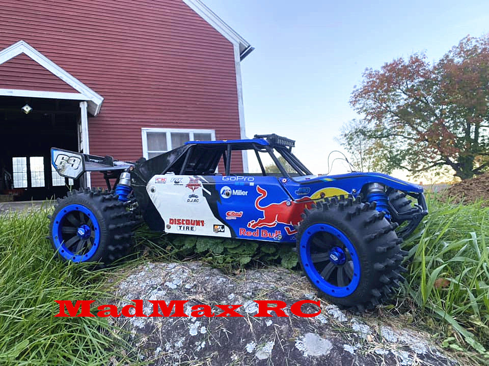 MadMax RC V2 Super Hogs Mounted Tire Wheels 4PCS.Tires DO NOT come off the wheels At VERY high speed for Losi 5IVE-T 2.0, LOSI DBXL &E, 1/5 Kraken, HPI Baja 5T 5SC
