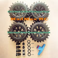 MadMax V2 Super Hogs Tire Wheels 4PCS/Special Extended Hub Set. Tires DO NOT come off the wheels At high speed 12S for Losi 5IVE-T 2.0, LOSI DBXL&E, Kraken Vesla, HPI Baja 5T 5SC