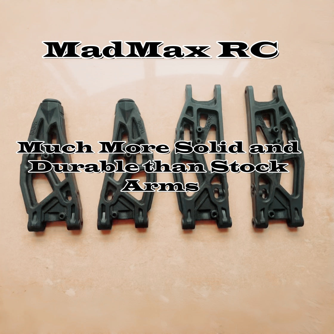 MadMax RC 1/7 & 1/8 ARRMA 6S Heavy-Duty Suspension Arms Built for Crazy Bashers. Designed to Take a Beating!!!